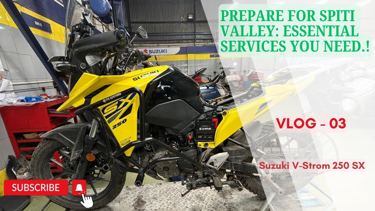 How I Service My Bike to Get Ready for Spiti Valley | Long Ride Preparation #toofanmotorider
