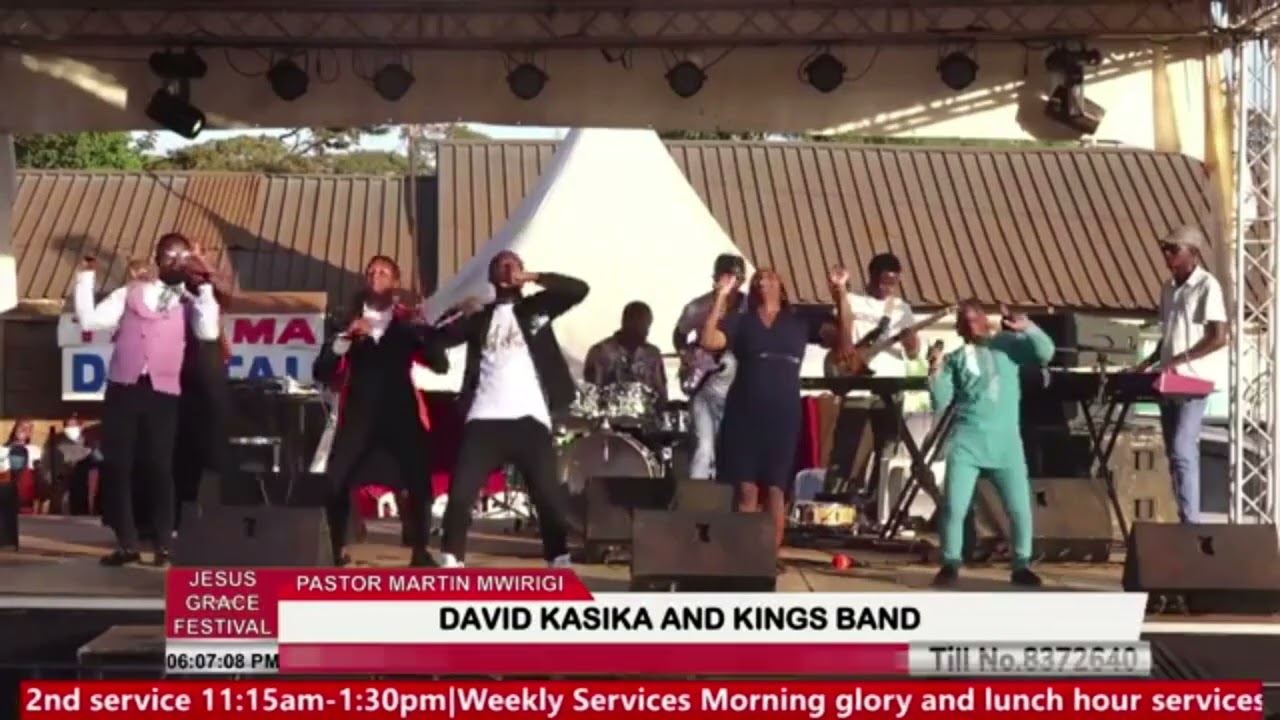 David Kasika & Gospel Kings Band Int'l live in crusade nairobi kenya-Githurai grounds