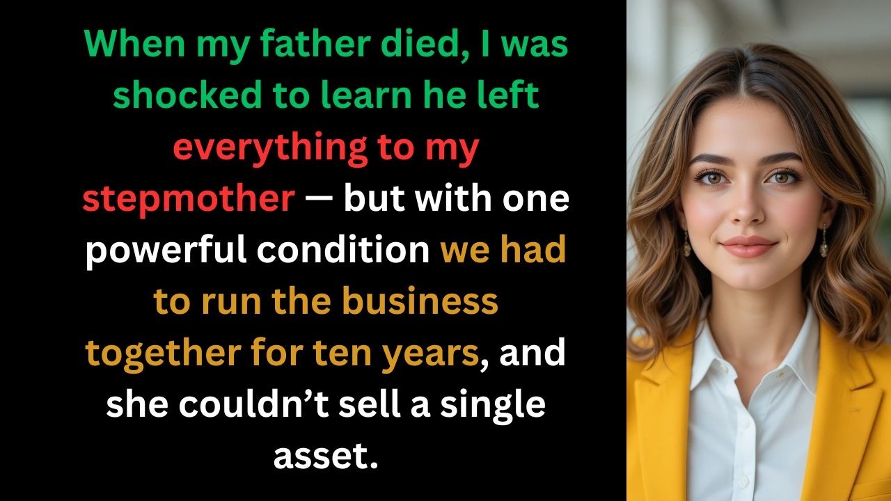My Father Left Everything to My Stepmother — But His One Condition Changed Everything