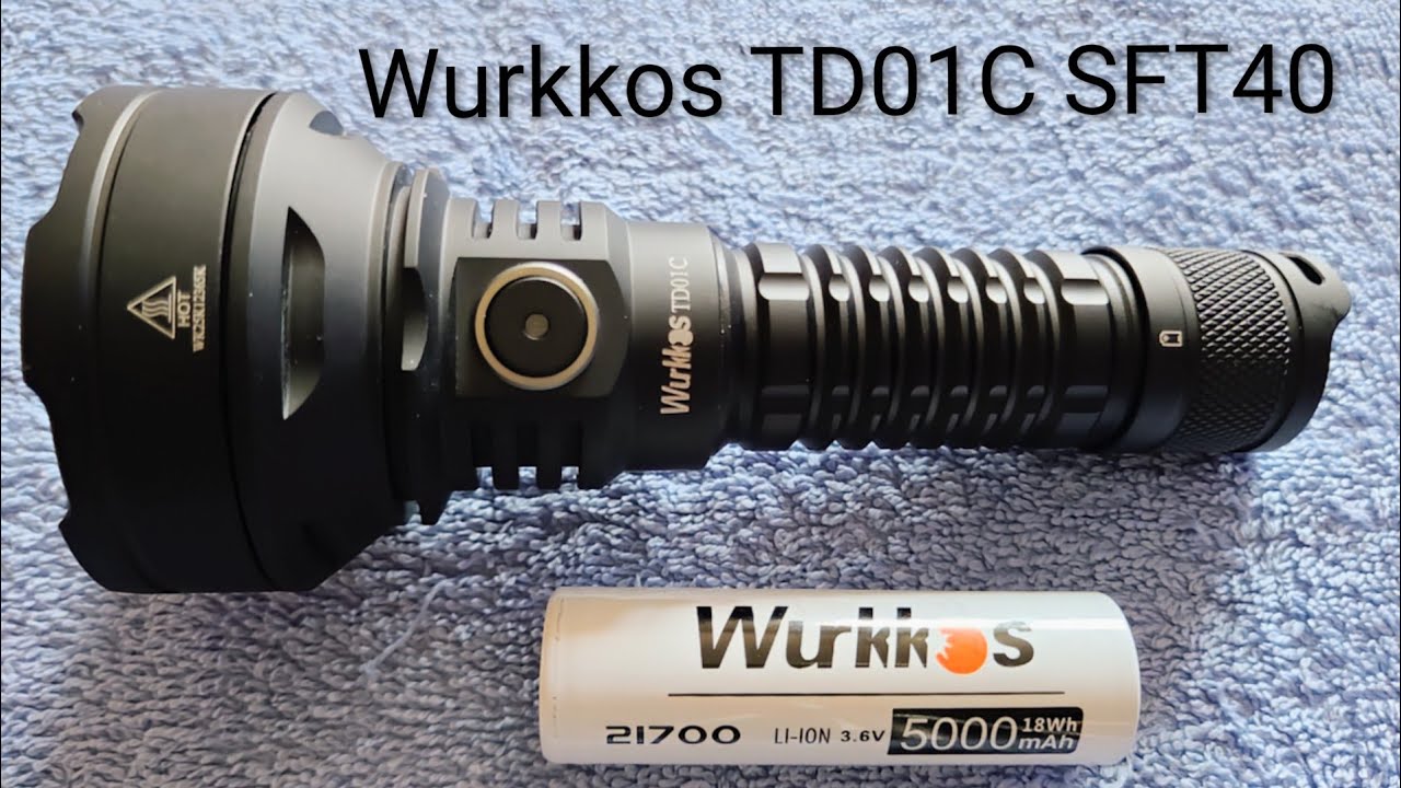 Wurkkos TD01C SFT40 LED Flashlight 