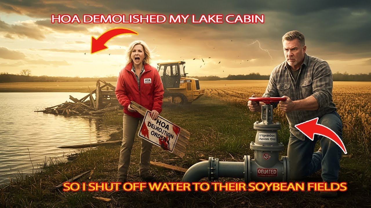 HOA Demolished My Lake Cabin — So I Shut Off Water to Their Soybean Fields