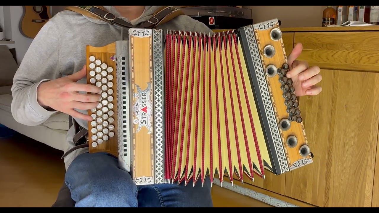 Lernvideo - Steirische Harmonika - Aber dich gibt's nur einmal für mich