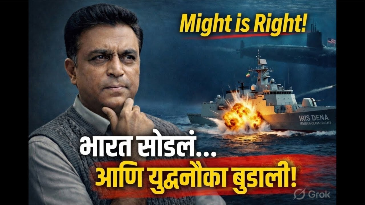Iran युध्द नौक बुडवली! India ची जबाबदारी ? 'सार्वभौमत्व' आणि 'नैतिक मूल्ये'! US चा धोका…
