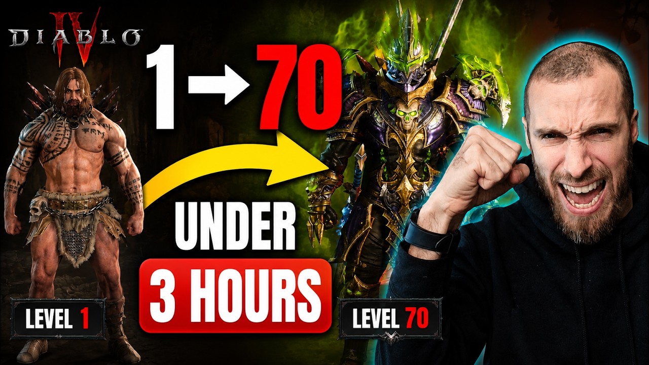 I Leveled From 1-70 In Under 3 Hours Using THIS Strategy Preparing For Diablo 4 Season 14!
