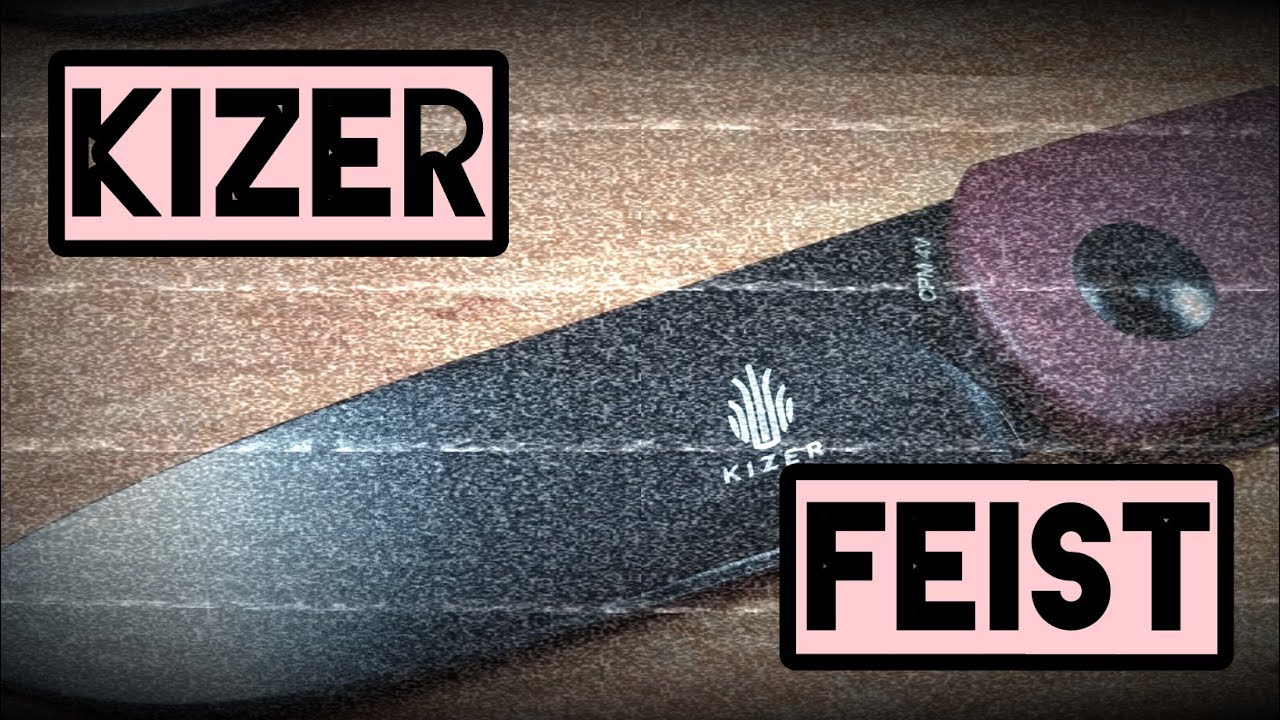 Kizer Feist - Budget Gentleman Folder in CPM 4V - superleichtes EDC/Lundquist Design