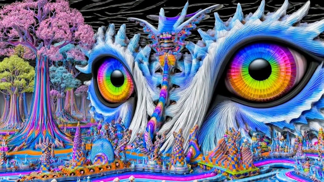 Hallucinogenic Psychedelic Trance 🌀 Fractal City of Light | Visual Trip 2026