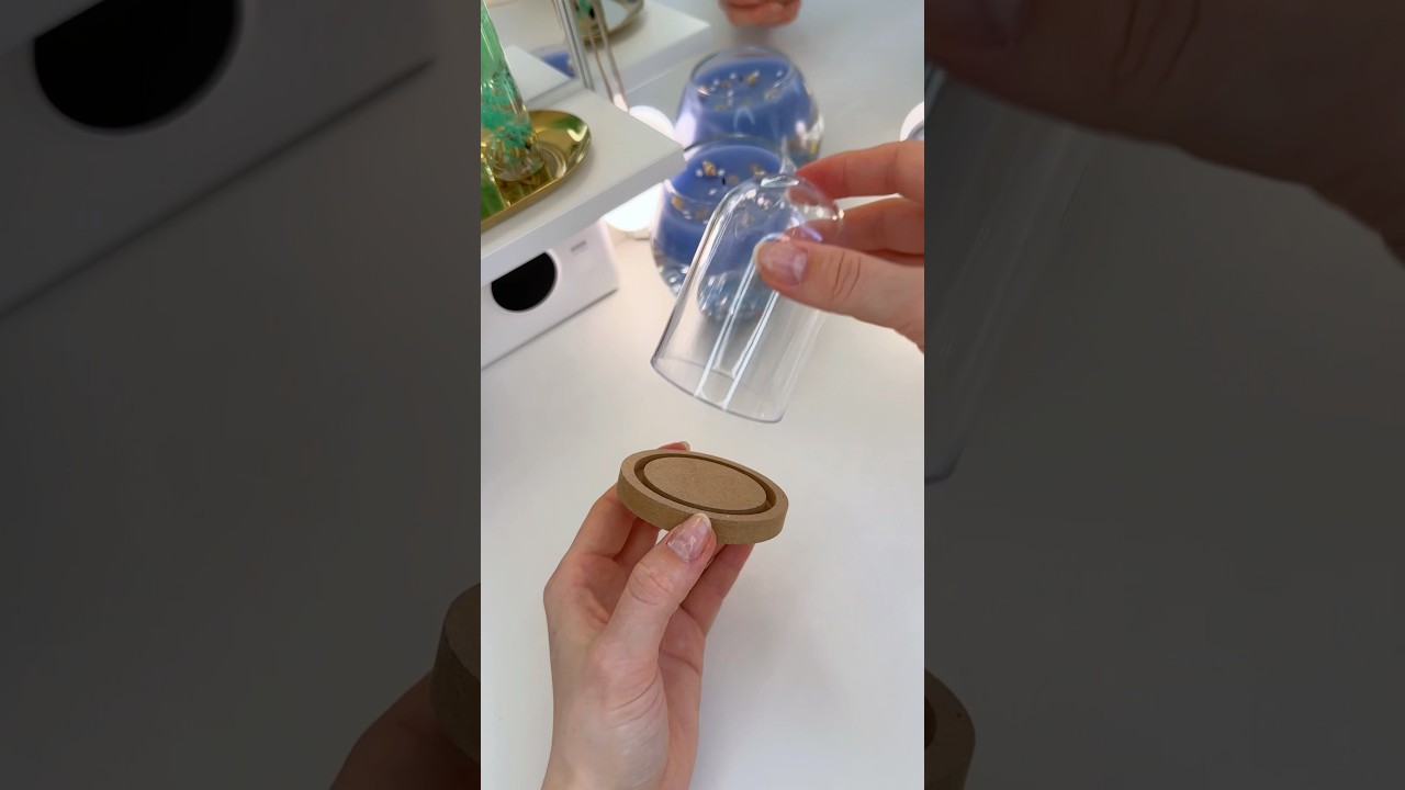 Building a Miniature Fairy Garden in a Jar🪷🧚🏻&zwj;♀️#diy #roomdecor #nightlight