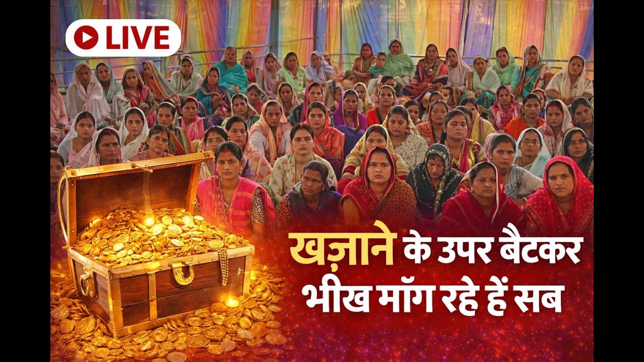 LIVE | खज़ाने के ऊपर बैठकर भीख माँग रहे हैं सब, कबीर सत्संग समारोह संकरी छत्तीसगढ़