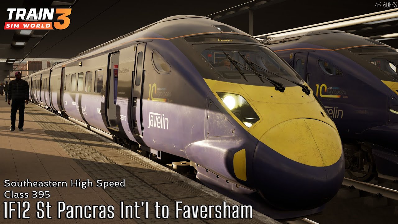 1F12 St Pancras Int'l to Faversham - Southeastern High Speed - Class 395 - Train Sim World 3