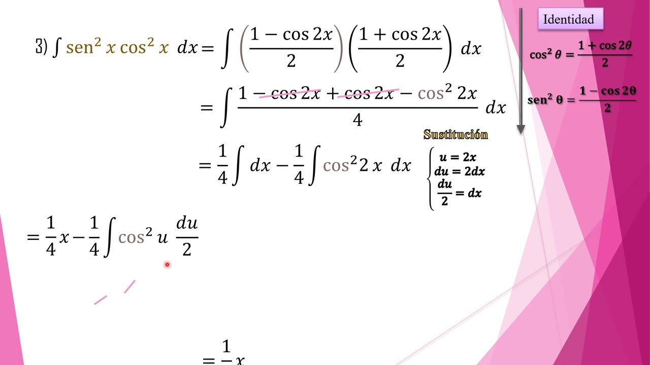 V.  Integración por Potencias Trigonometricas parte 1