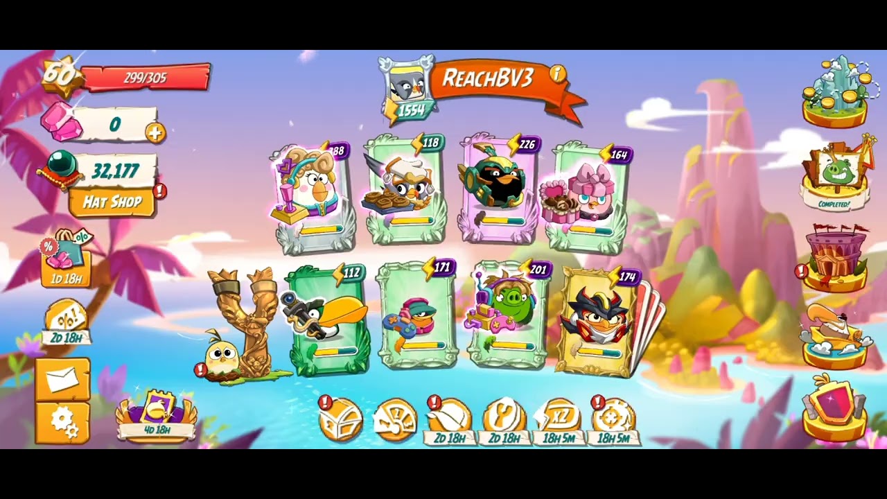 Angry birds 2 Hat Set Event | The Blast From The Past Adventure Complete 1-8