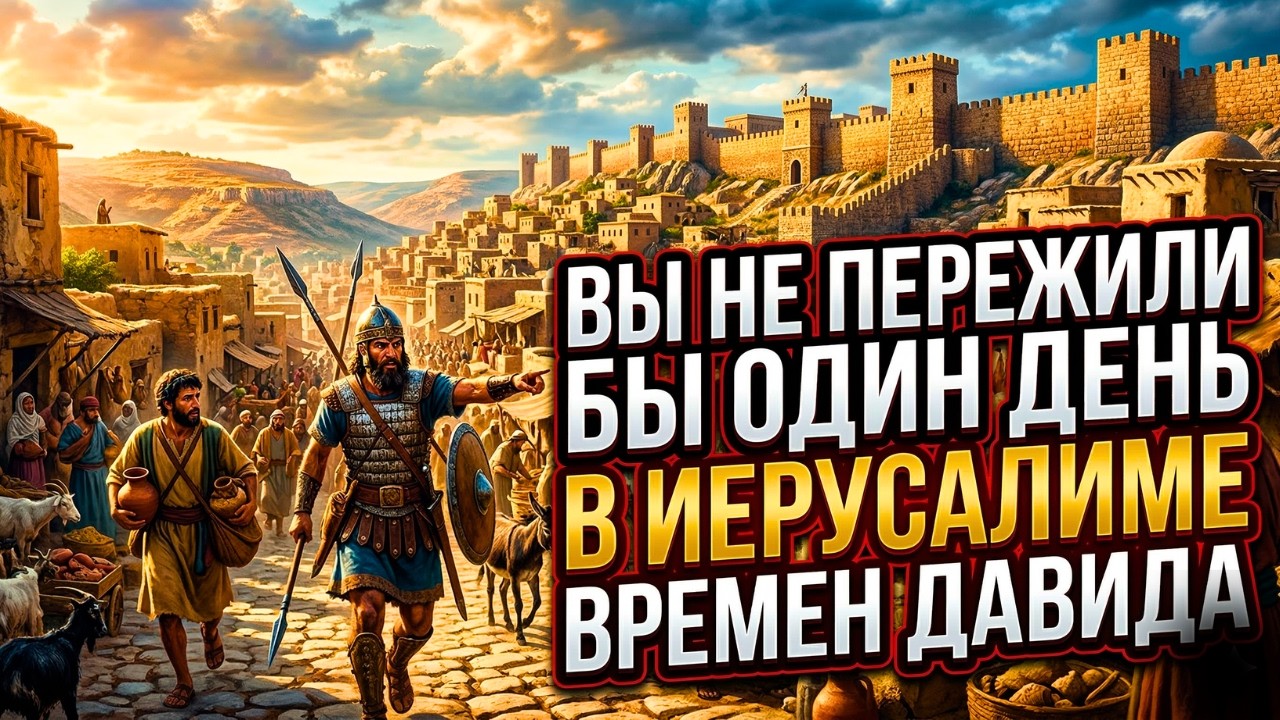 ШОК: Вы не пережили бы и ДНЯ в Иерусалиме времён Давида! JERUSALEM | ISRAEL