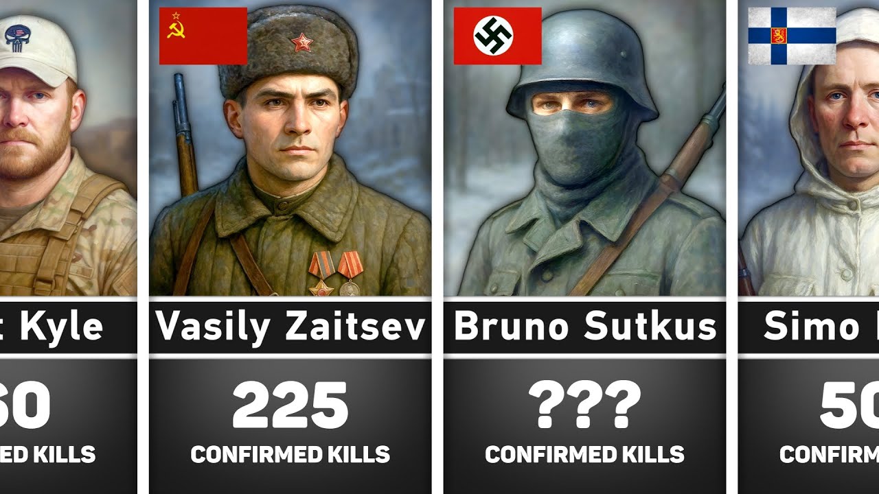 60 Deadliest Snipers in History Ranked | Some of Them You Won't Believe Existed!