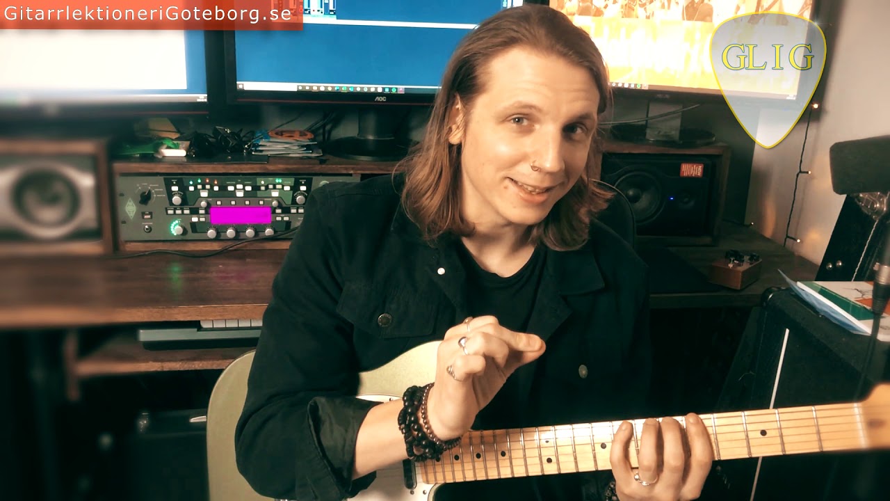 Gitarr skalor #1  - Lär dig spela solo i vilken tonart som helst