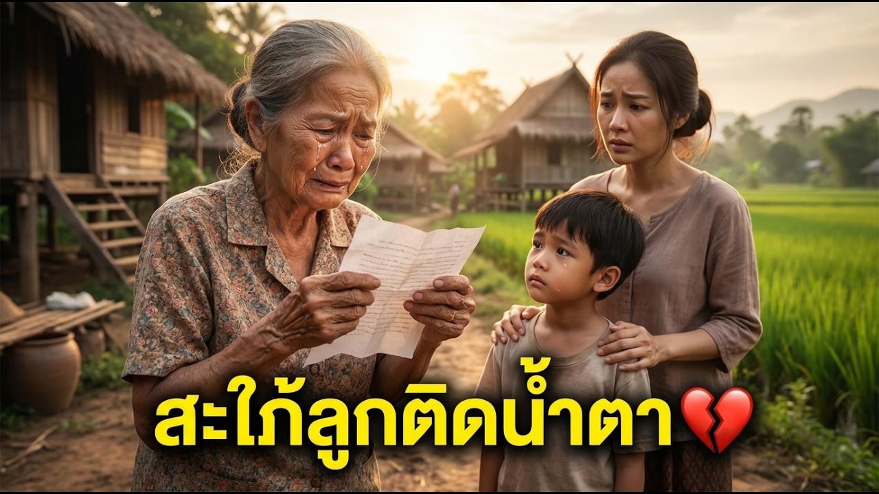 สะใภ้ลูกติดน้ำตา 💔 แม่สามีเจอจดหมายช็อกใจ 😭 | นิทานชีวิตจริง