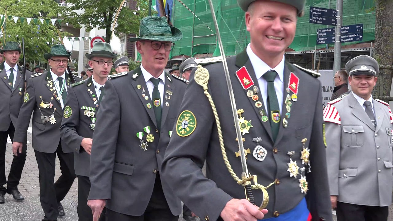 Schützenfest in Lohne 2019 - Sonntag - Festumzug Teil 1