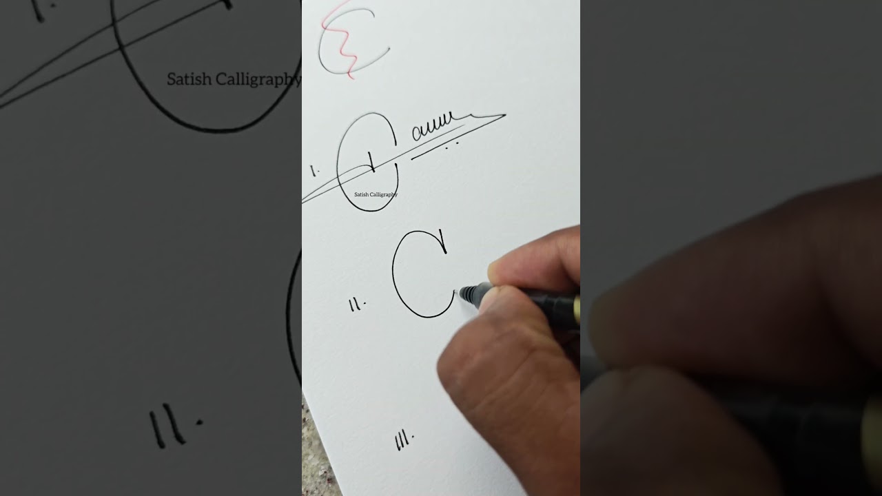 How to Sign the Letter C?❤️