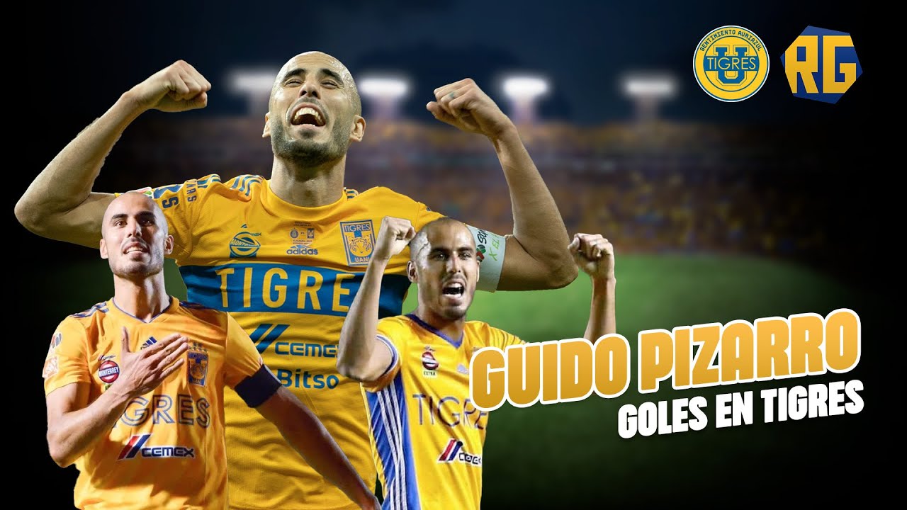 Los 20 GOLES de GUIDO PIZARRO con TIGRES UANL 2013-2025