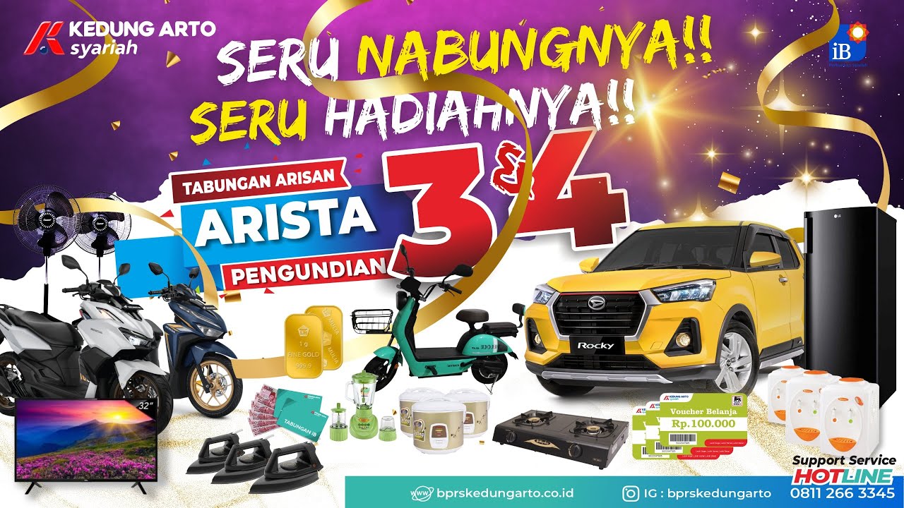 PENGUNDIAN TABUNGAN ARISTA 3 & 4  PT. BPRS KEDUNG ARTO - 25 JANUARI 2024