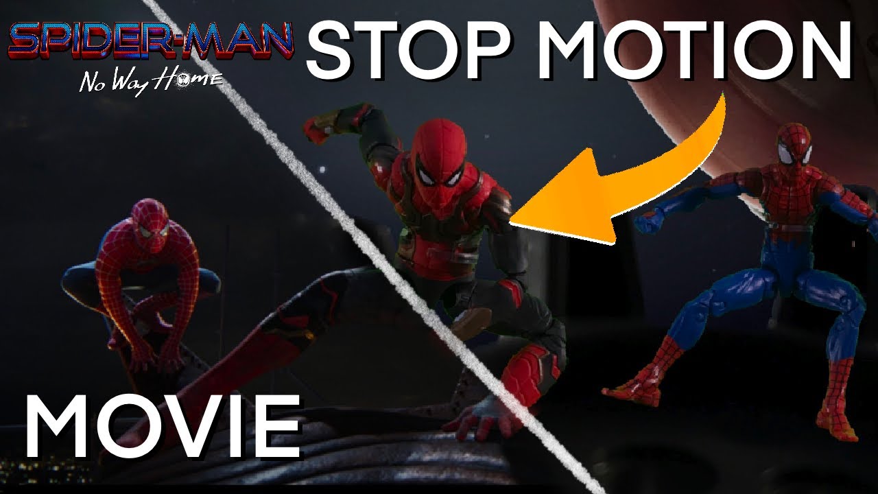 Recreating THIS No Way Home Scene in STOP MOTION (Spider-Verse Behind The Scenes)