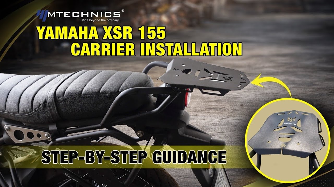 Yamaha XSR 155 Luggage Carrier Installation | Step-by-Step Guide