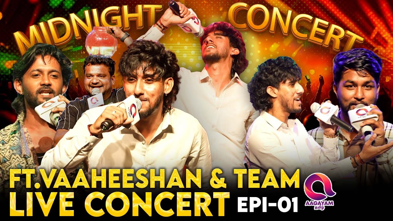 Vaaheesan Singsz🎶 @RapCeylon  THE ULTIMATE Mid Night Live Concert 🎤| Fans Meet Tamil Rap  Episode -1