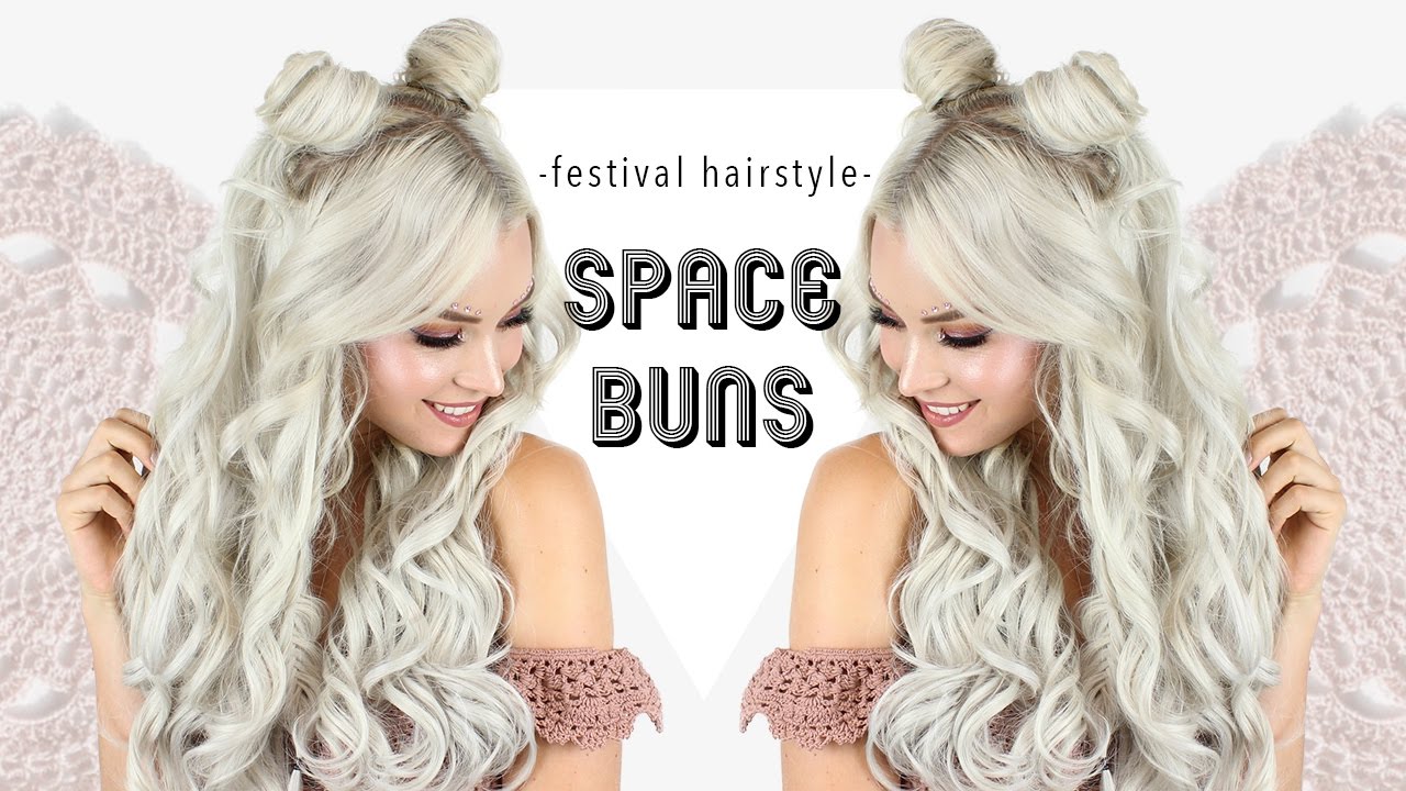 Coachella Hairstyle - Space Buns Tutorial | ZALA Hair Extensions