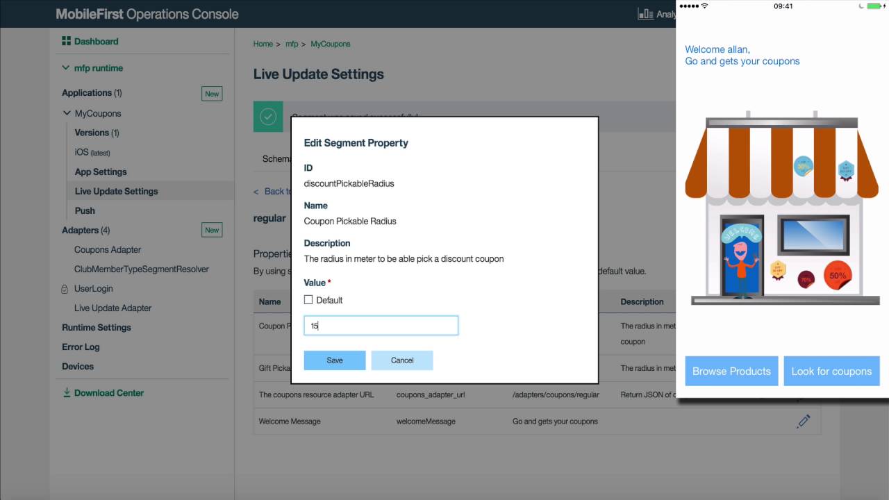 Gradual Feature Rollout with IBM MobileFirst Foundation 8.0