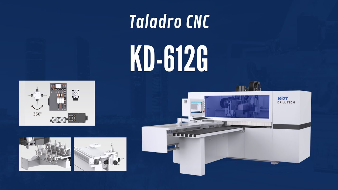 Taladro CNC KDT KD 612G