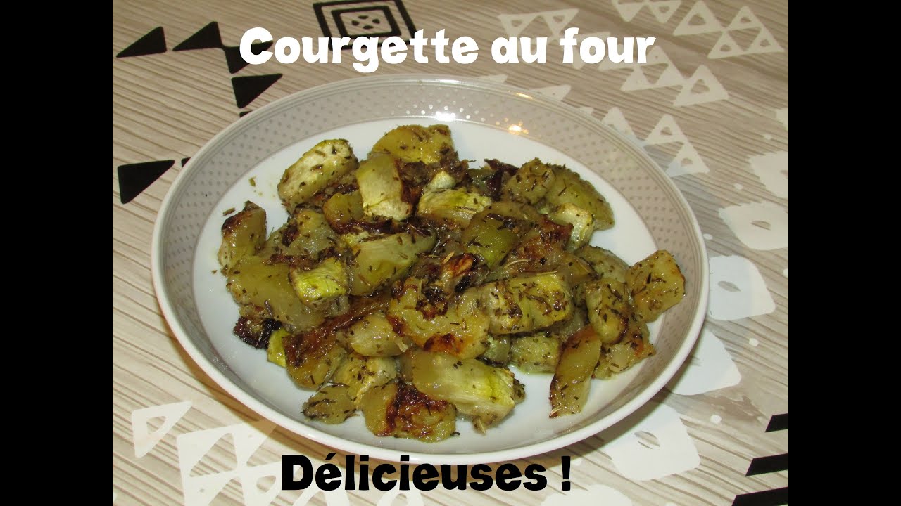 COURGETTE AU FOUR SIMPLE ET RAPIDE !!