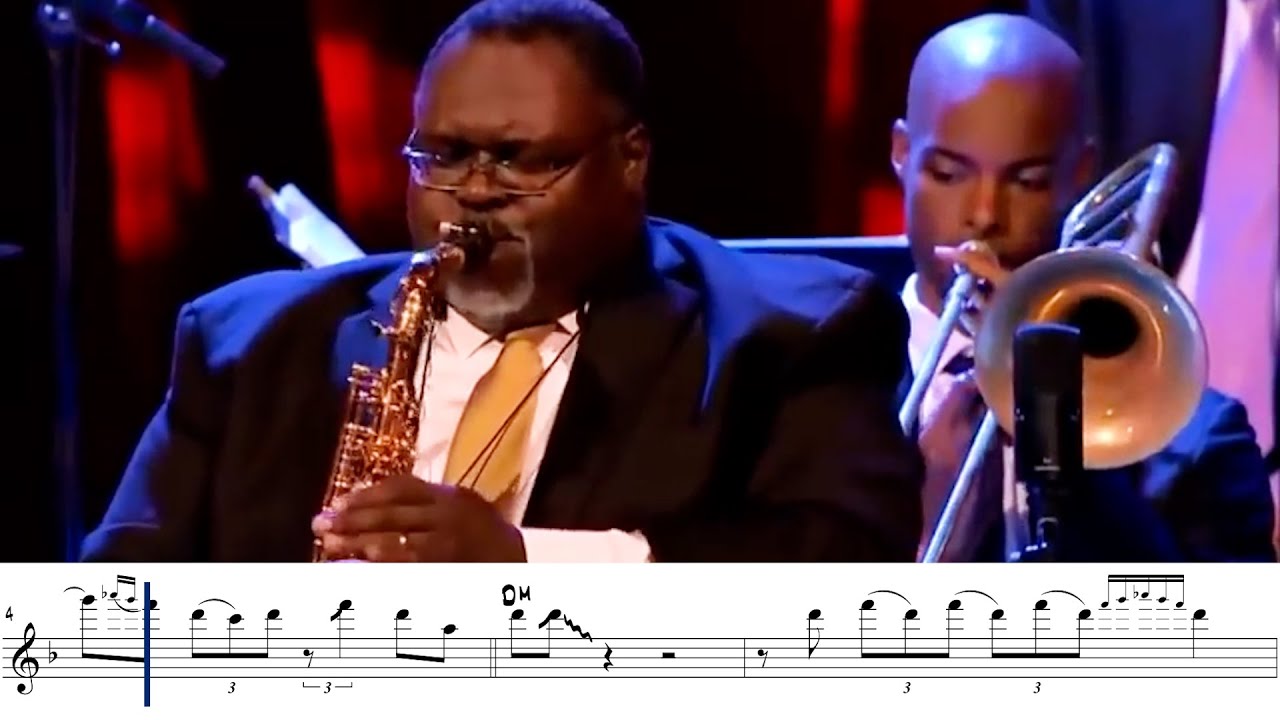 this sax solo is so clean you can eat off it