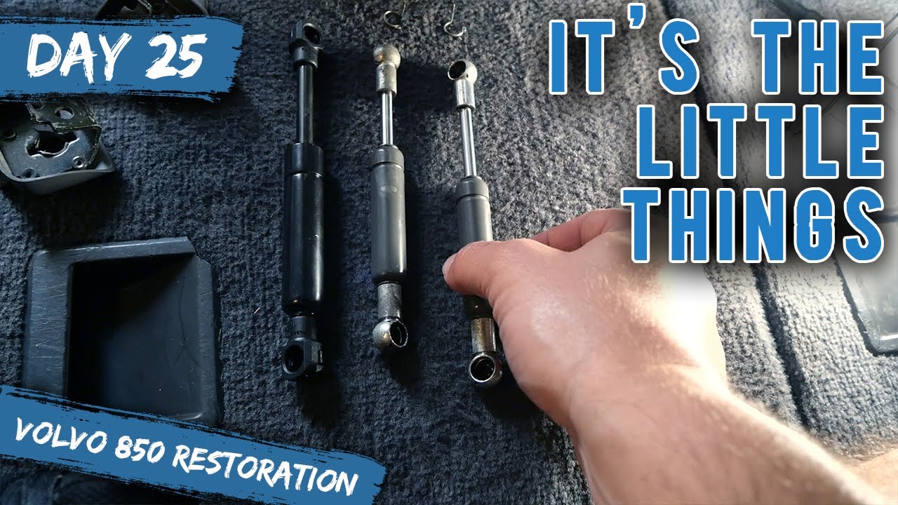 Volvo 850 Restoration - Trunk Interior, Tailgate Lock And Small Tasks