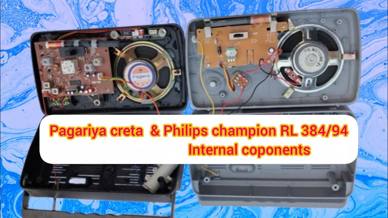 New philips champion RL 384/94 d.s.p base & New Pagariya creta analog radio internal coponents 