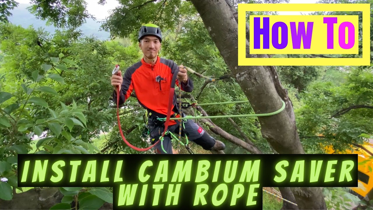 [ How To 點搞 ] Install cambium saver with rope 樹繩安裝樹皮保護器 (English Subtitle, 中文字幕)