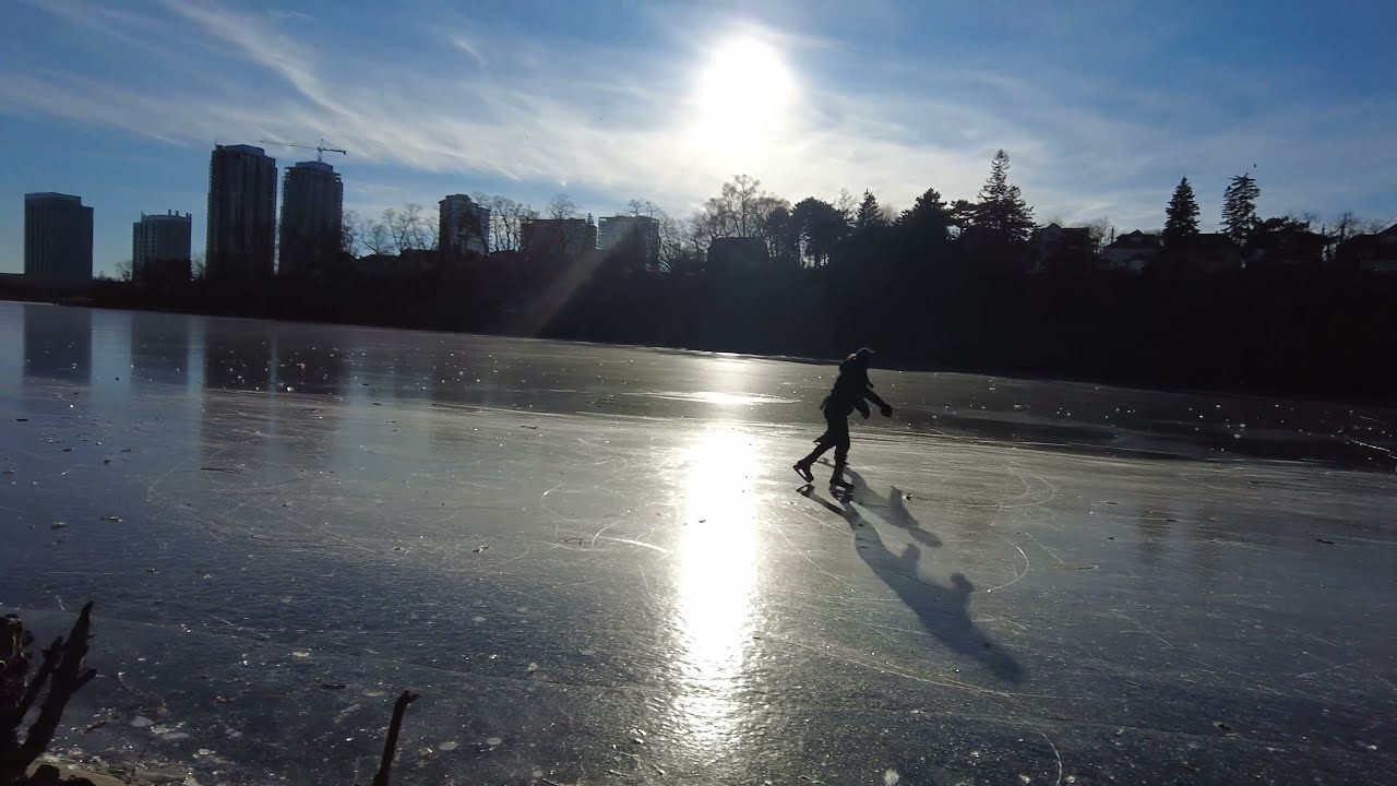 🔴 [4K] 🇨🇦 Toronto walk: RAVINES at HIGH PARK w Birds, DUCKS, Skating, ASMR, Canada - January 2022