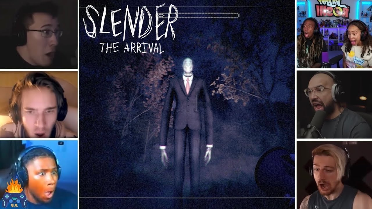 Gamers React to First Encounter with the Slenderman | Slender: The Arrival