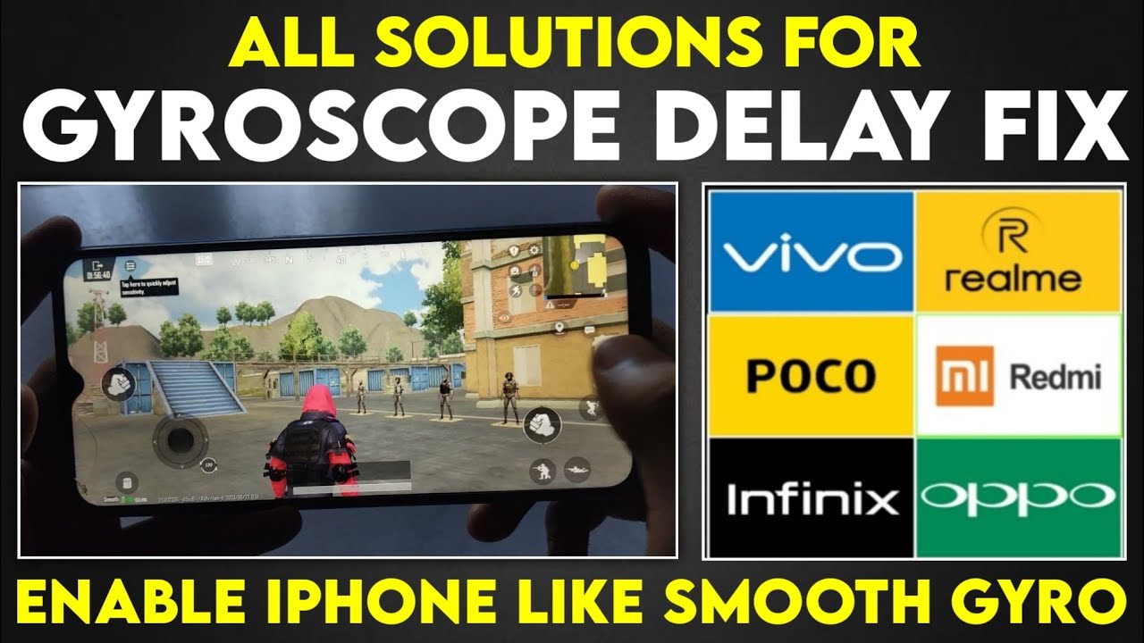 New- BGMI Gyro Delay Fix VIVO REDMI REALME OPPO POCO|How To Fix Gyroscope Delay in BGMI FixGyroDelay