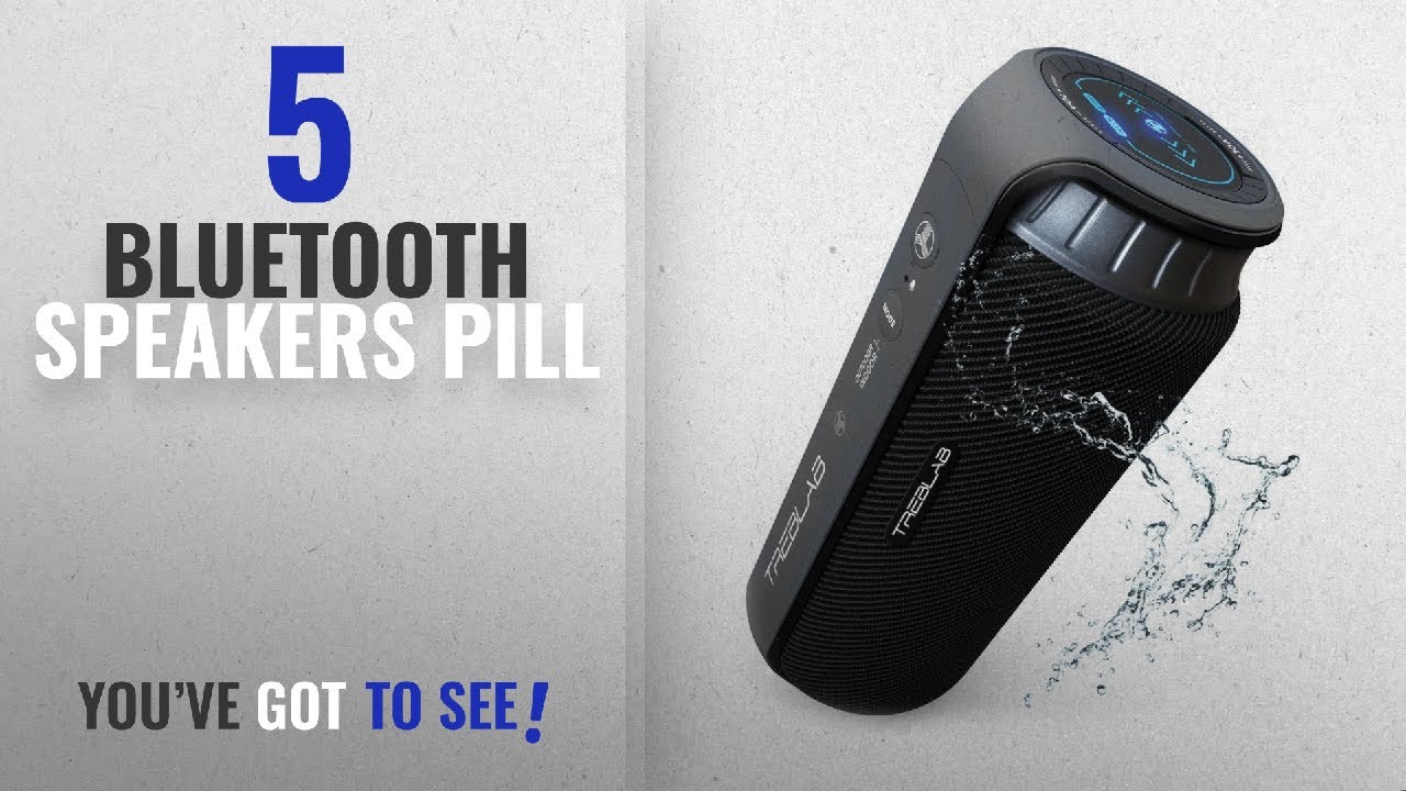 Top 5 Bluetooth Speakers Pill [2018]: TREBLAB HD55 - Deluxe Bluetooth Speaker - Impeccable 360&deg; HD