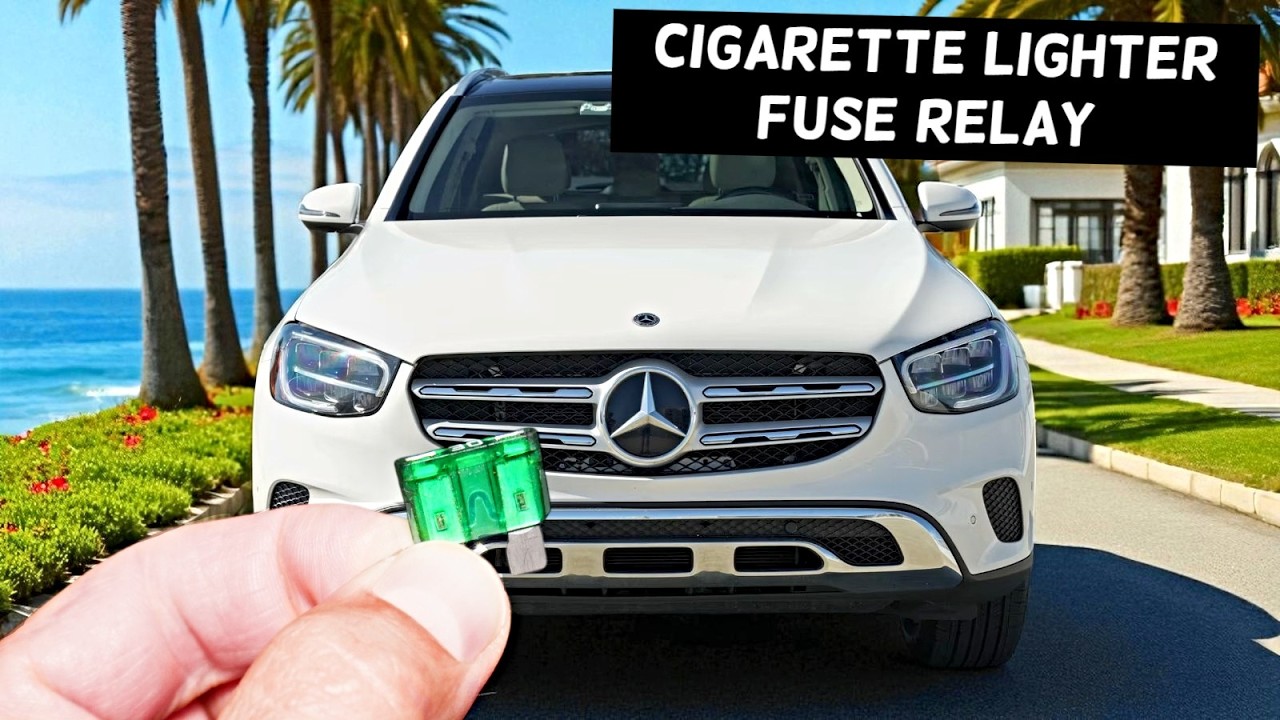 MERCEDES GLC Cigarette Lighter Fuse Relay Location Replacement GLC 300 GLC 43 GLC 63 GLC 200 GLC 200