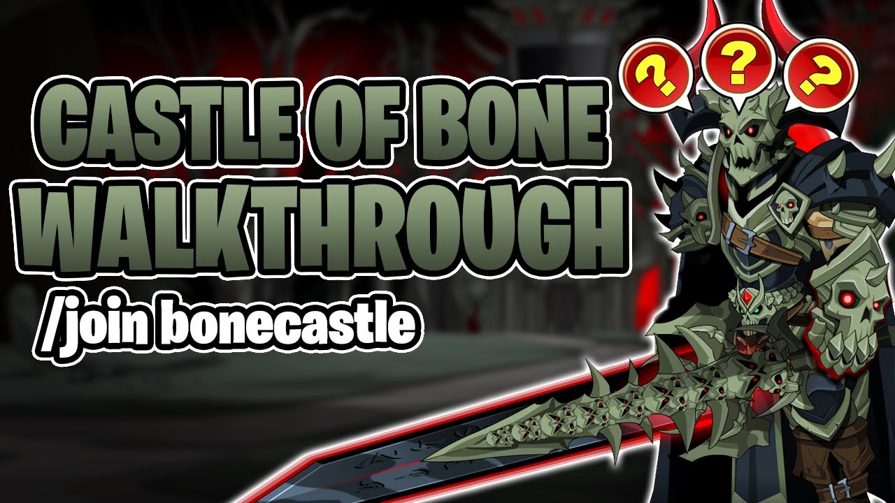Castle Of Bone Quest Walkthrough /join bonecastle - AQW