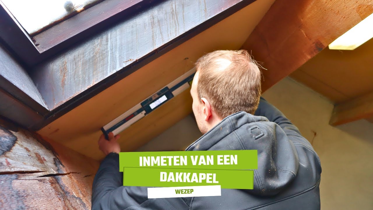Het inmeten van een prefab dakkapel door Jordi