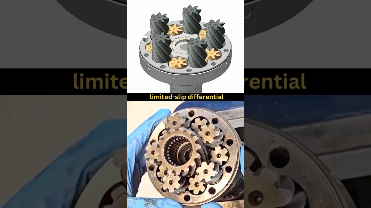 Limited Slip Differential- Perfect fit for popular BMW Models ✅ #caddesign #gear #mechanical #3dcad