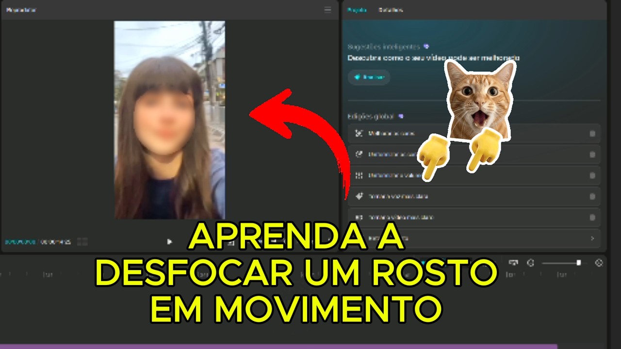 COMO DESFOCAR O ROSTO DE UM PESSOA EM MOVIMENTO NO VÍDEO CapCut