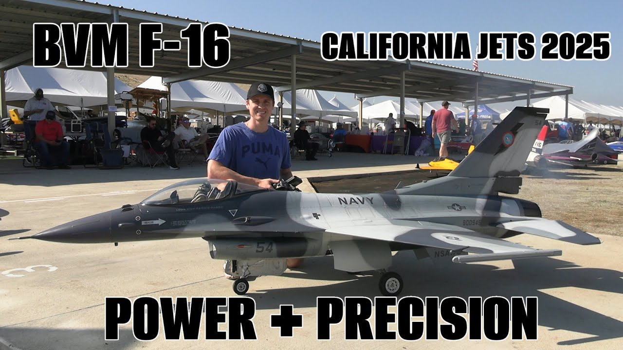 BVM 1/5 F-16 RC Turbine Jet , Precision and Power 