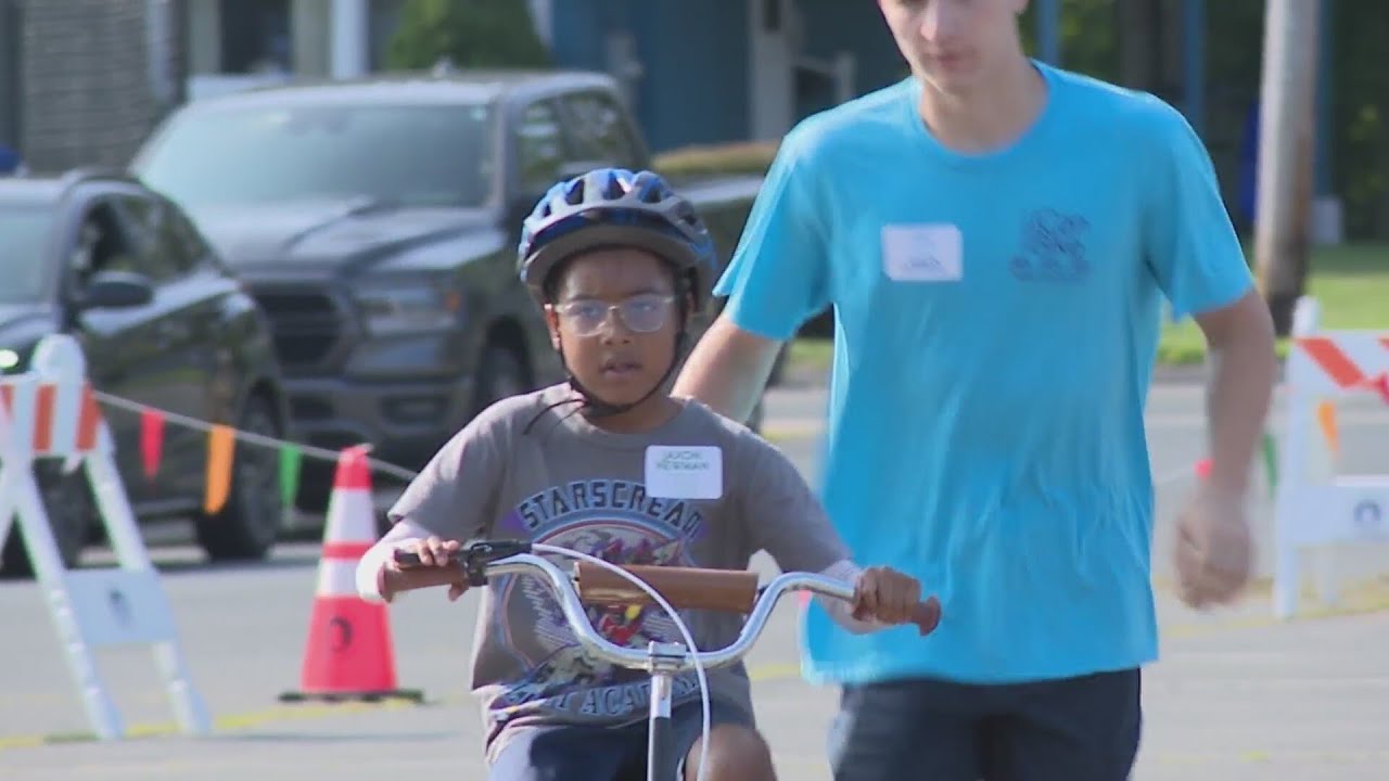 West Hartford camp teaches kids with disabilities how to ride bikes