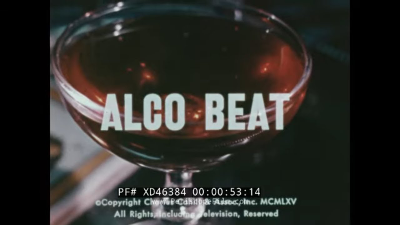 “ALCO BEAT” 1965 DRUNK DRIVING SCARE FILM     EFFECTS OF ALCOHOL ON HUMAN PERCEPTION   XD46384