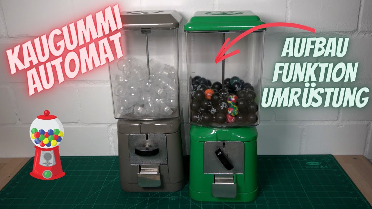 Wie funktioniert ein Kaugummiautomat / Nussautomat ? Einfach erklärt