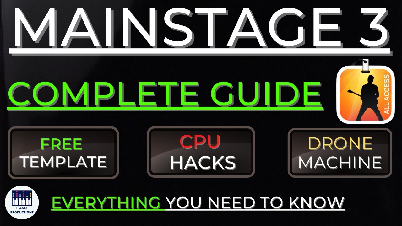 MAINSTAGE 3 COMPLETE GUIDE: BEST FREE TEMPLATE DOWNLOAD