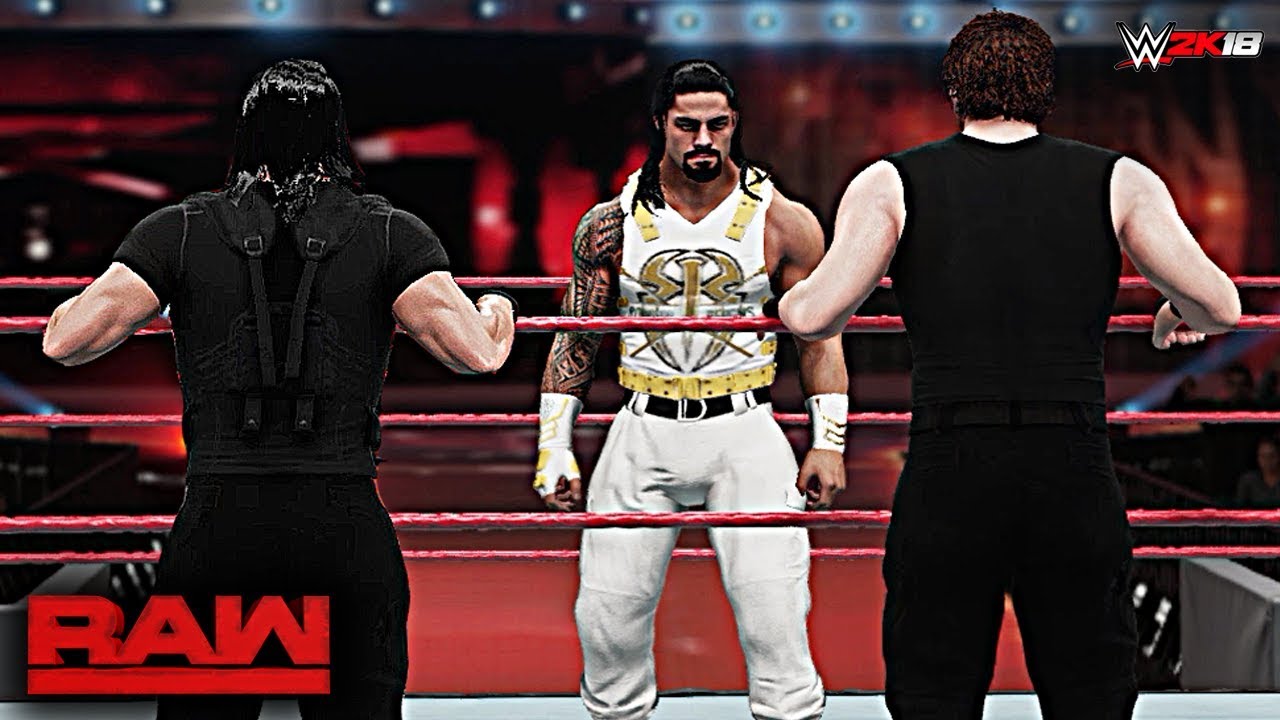WWE 2K18 Custom Story - ROMAN REIGNS Turns Heel & Attacks The Shield Raw 2017