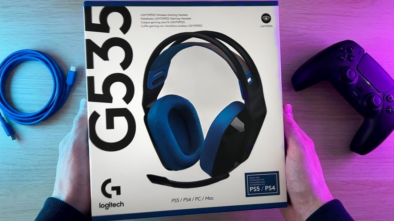 Unboxing Logitech G535 – PS5 & PC Wireless Gaming Headset